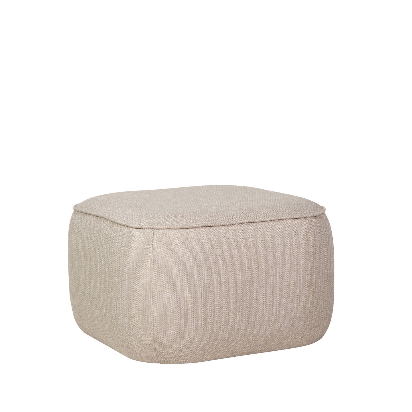 Cube Pouffe Beige