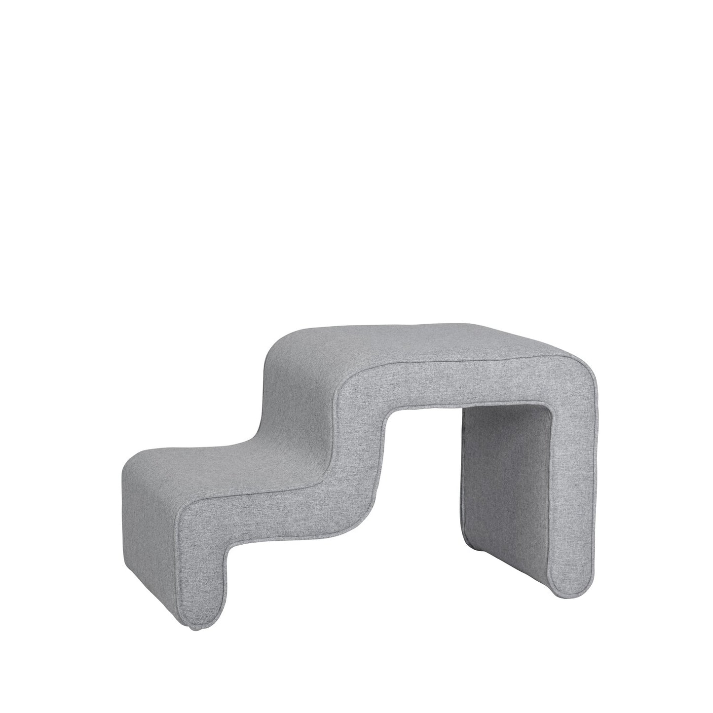 Wave Pouffe Grey