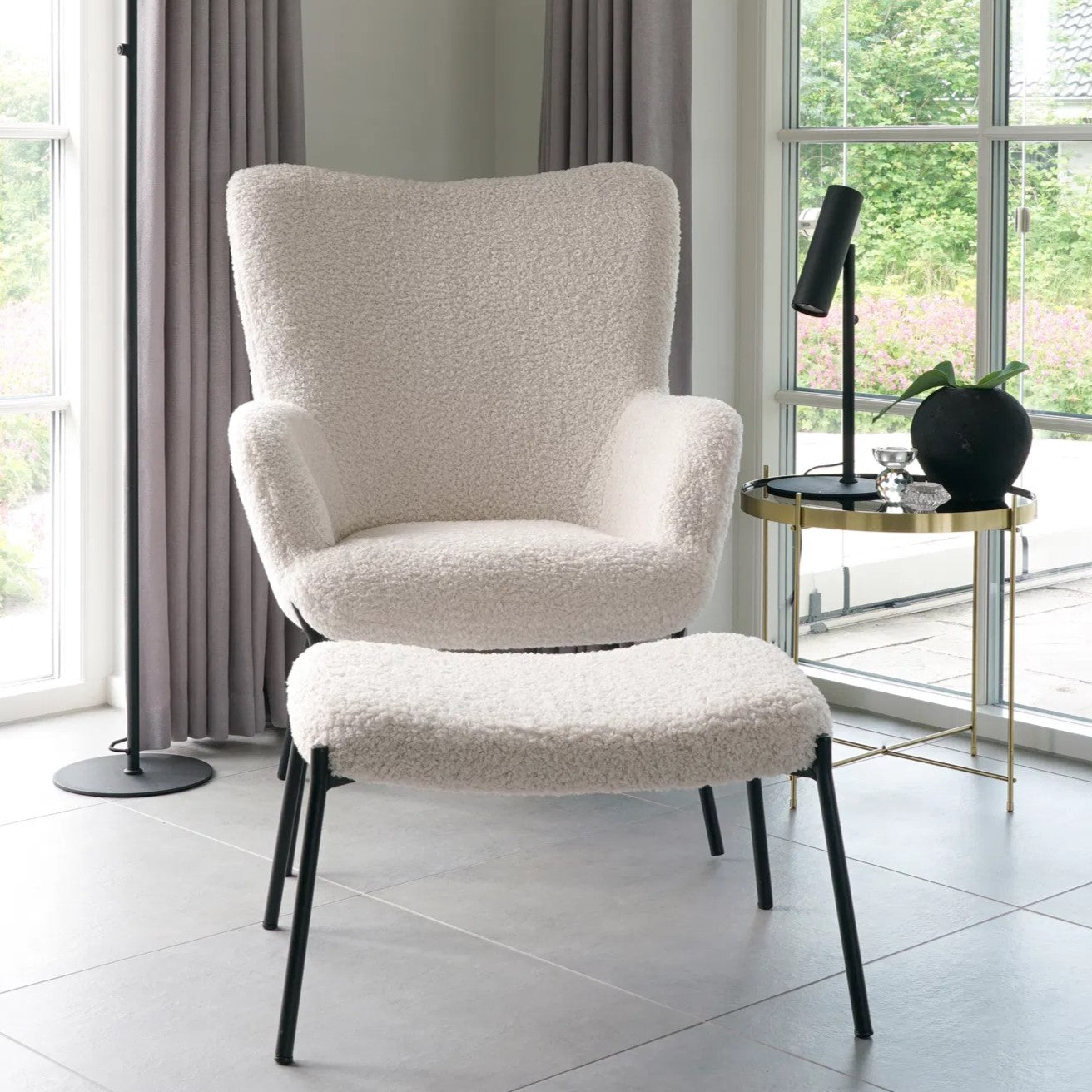 Glasgow Lounge Chair | White