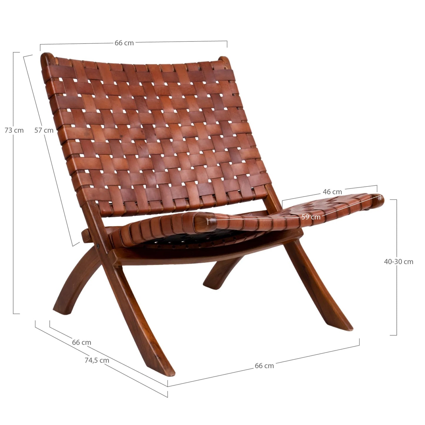 Perugia Folding Lounge Chair