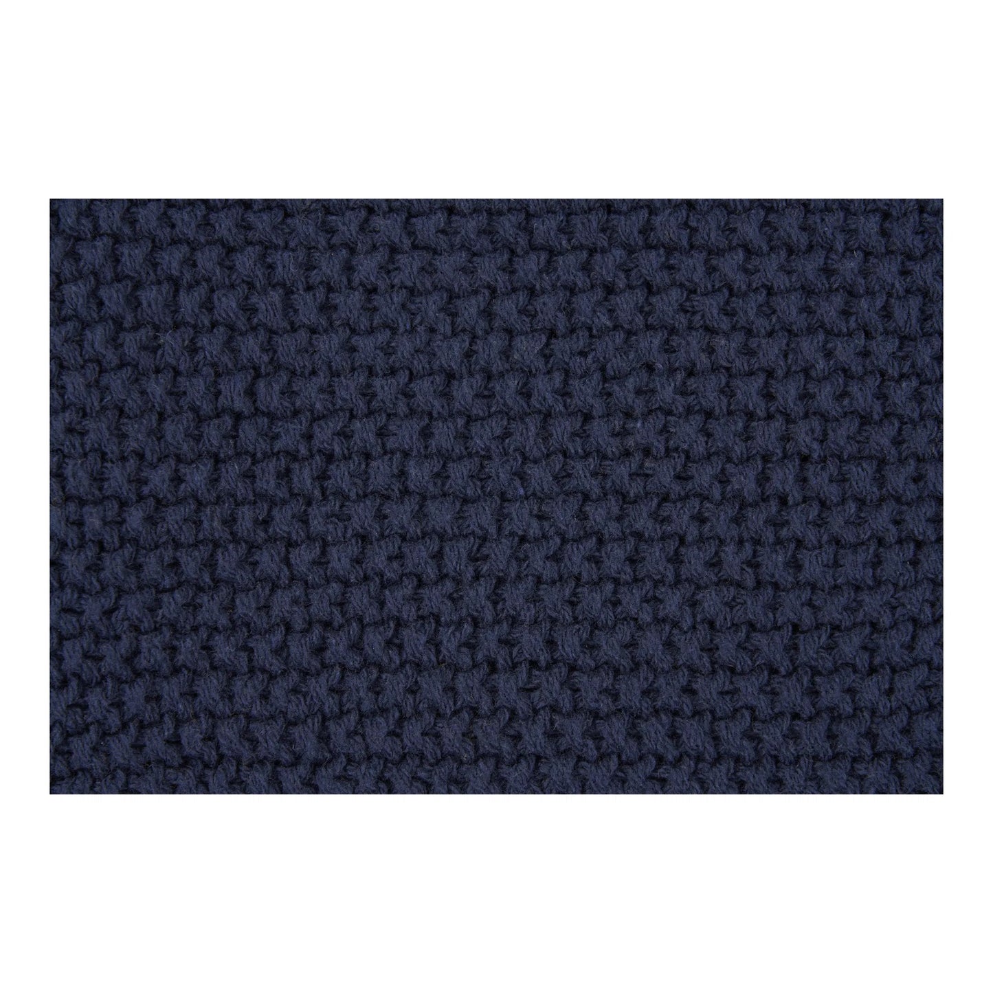 Navy Cotton Plaid 130 x 170