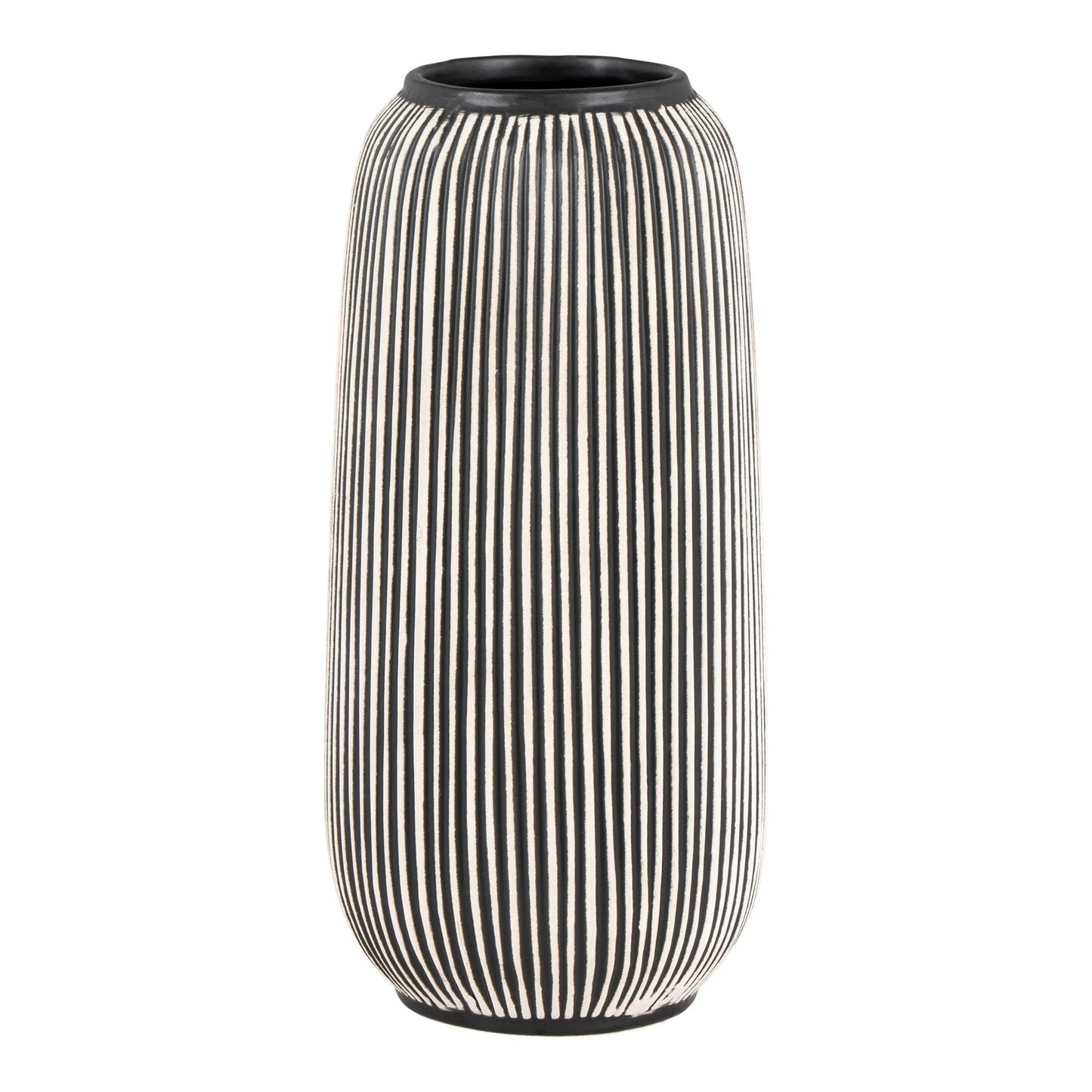 Tall Striped Vase