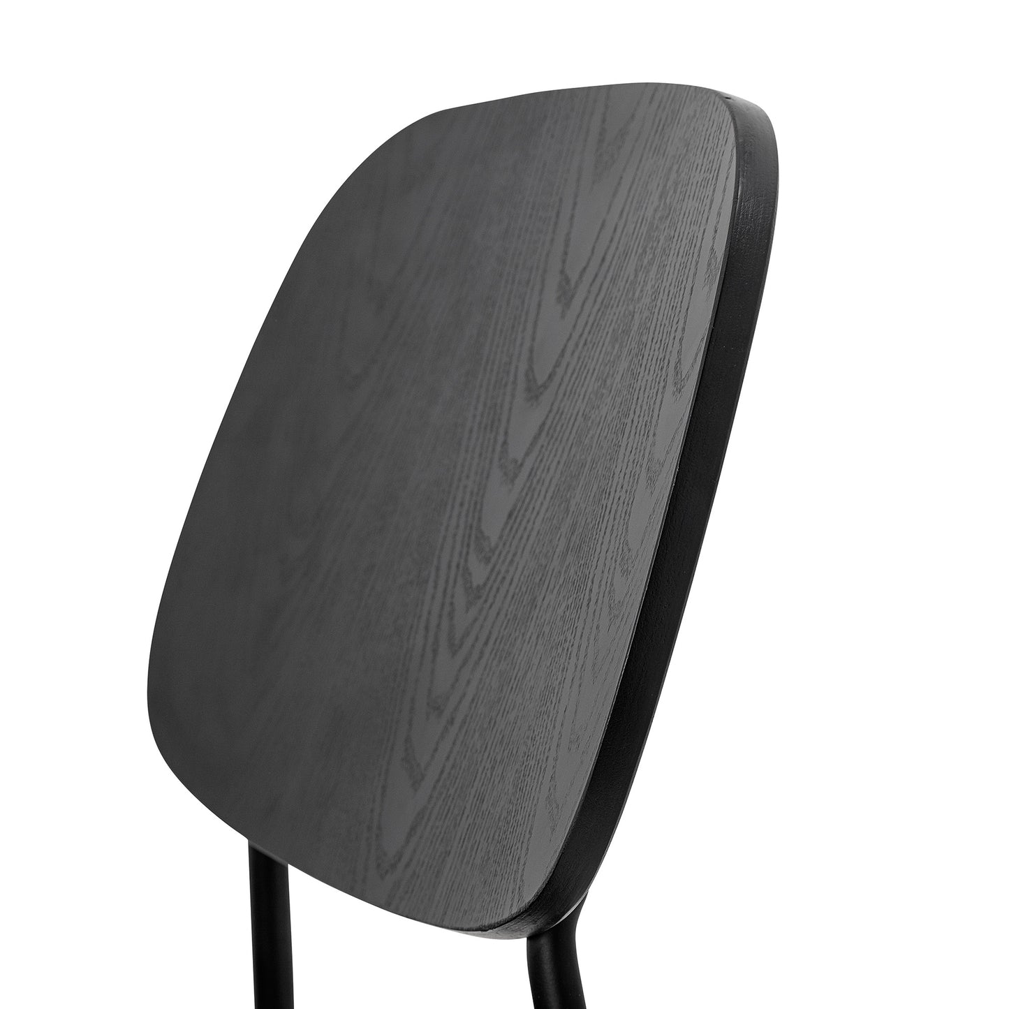 Plywood Dining Chair | Black | Set of 2