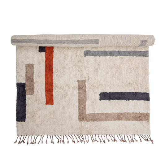 Linear Cotton Rug 140 x 200