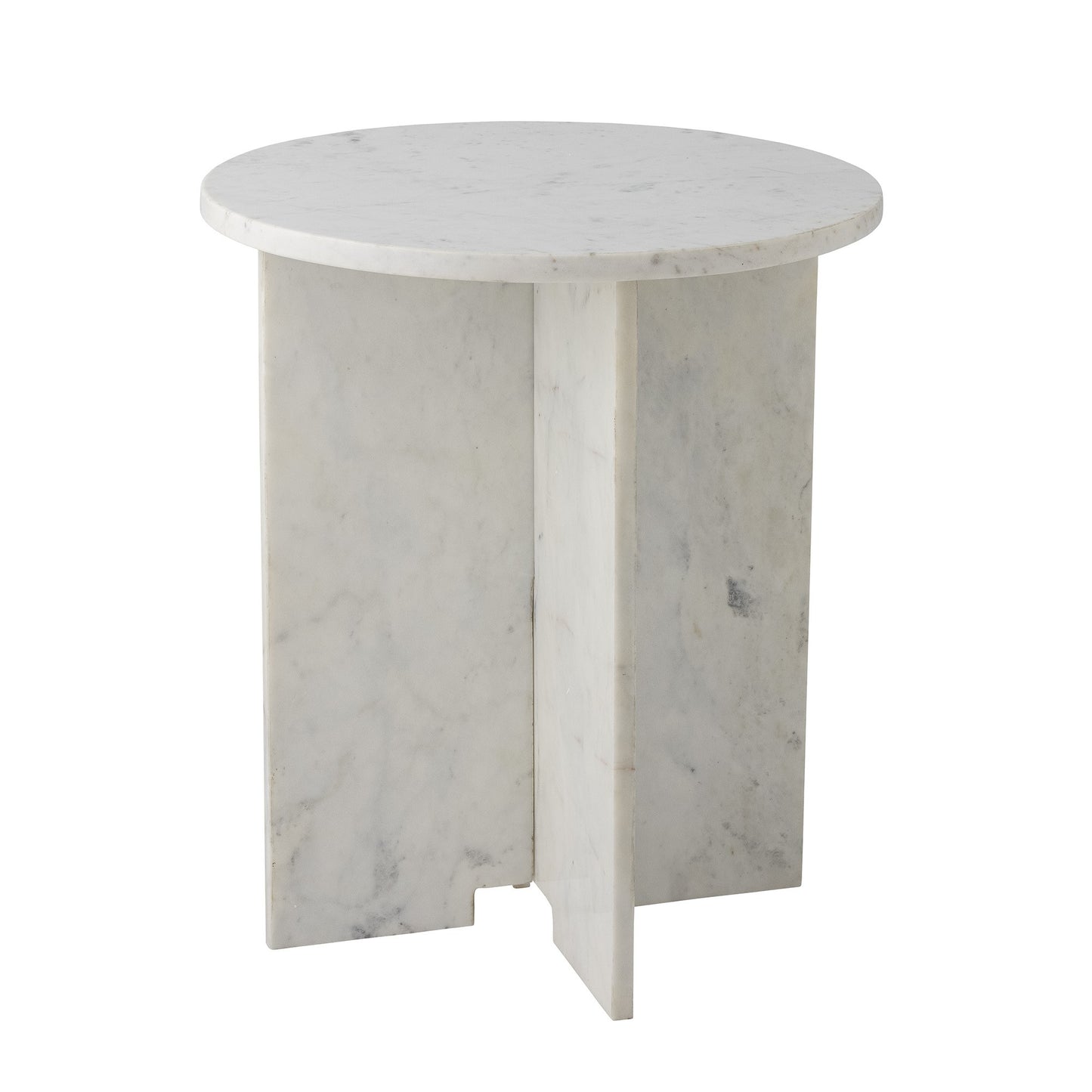 Jasmia Side Table | White Marble