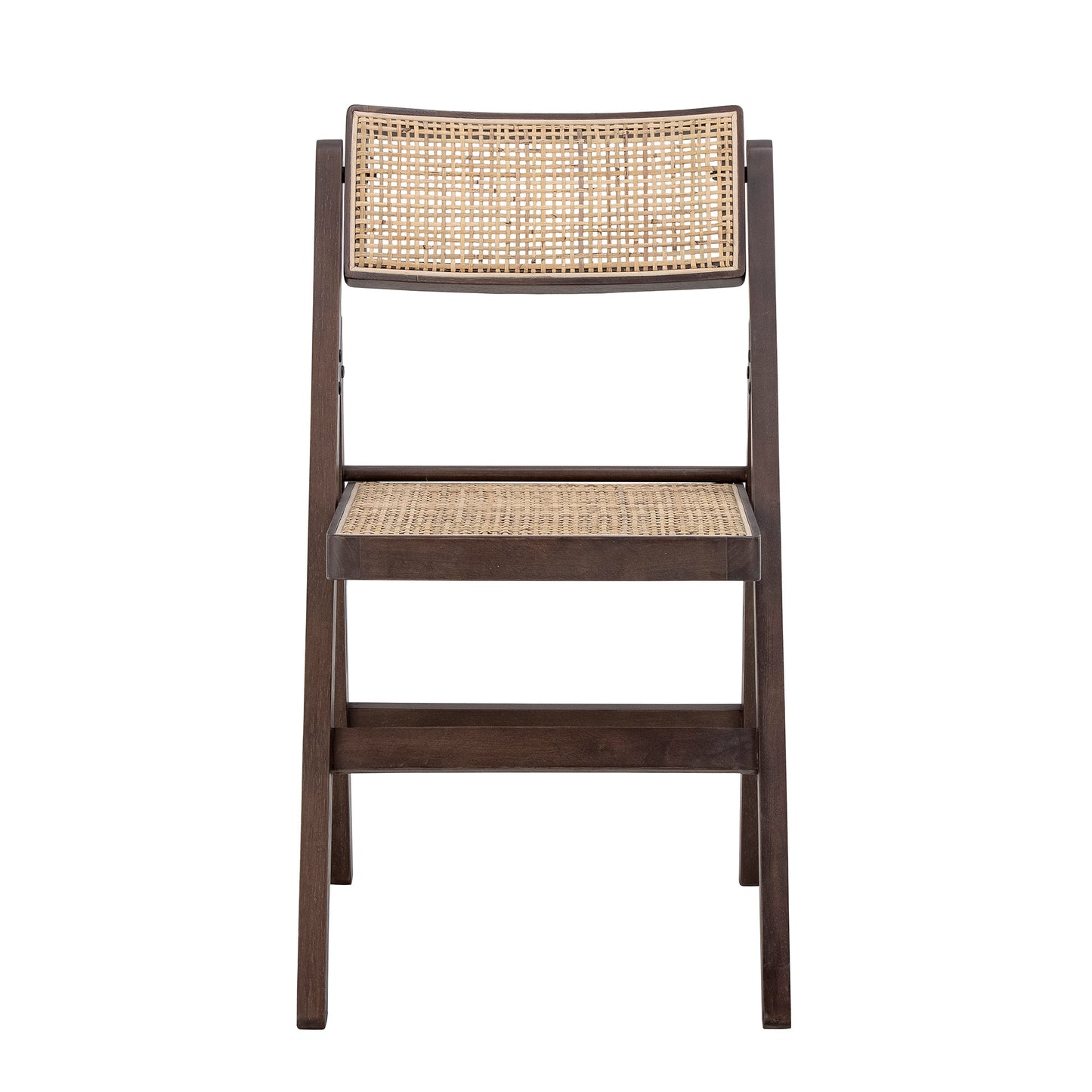 Loupe Dining Chair | Brown Rubberwood