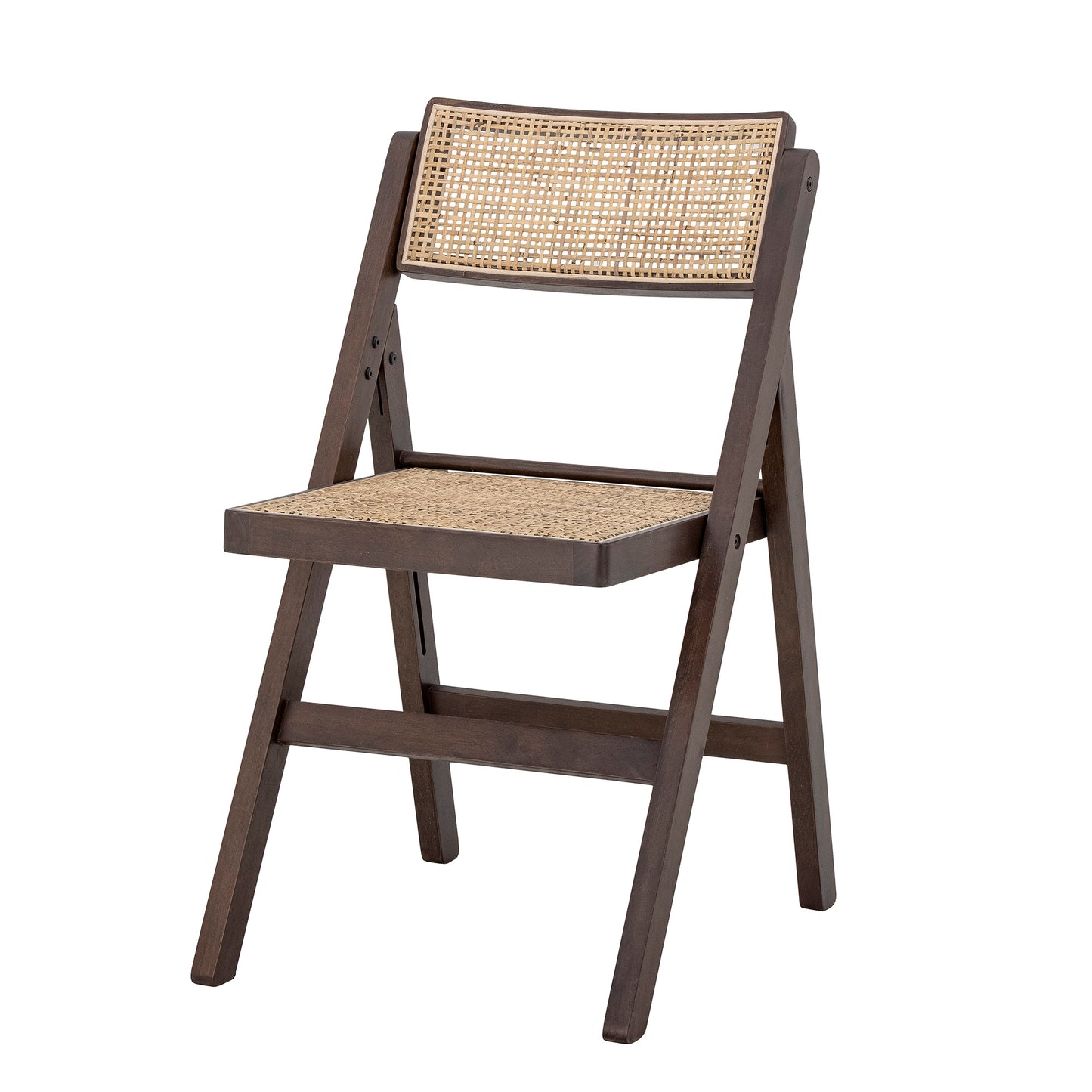 Loupe Dining Chair | Brown Rubberwood