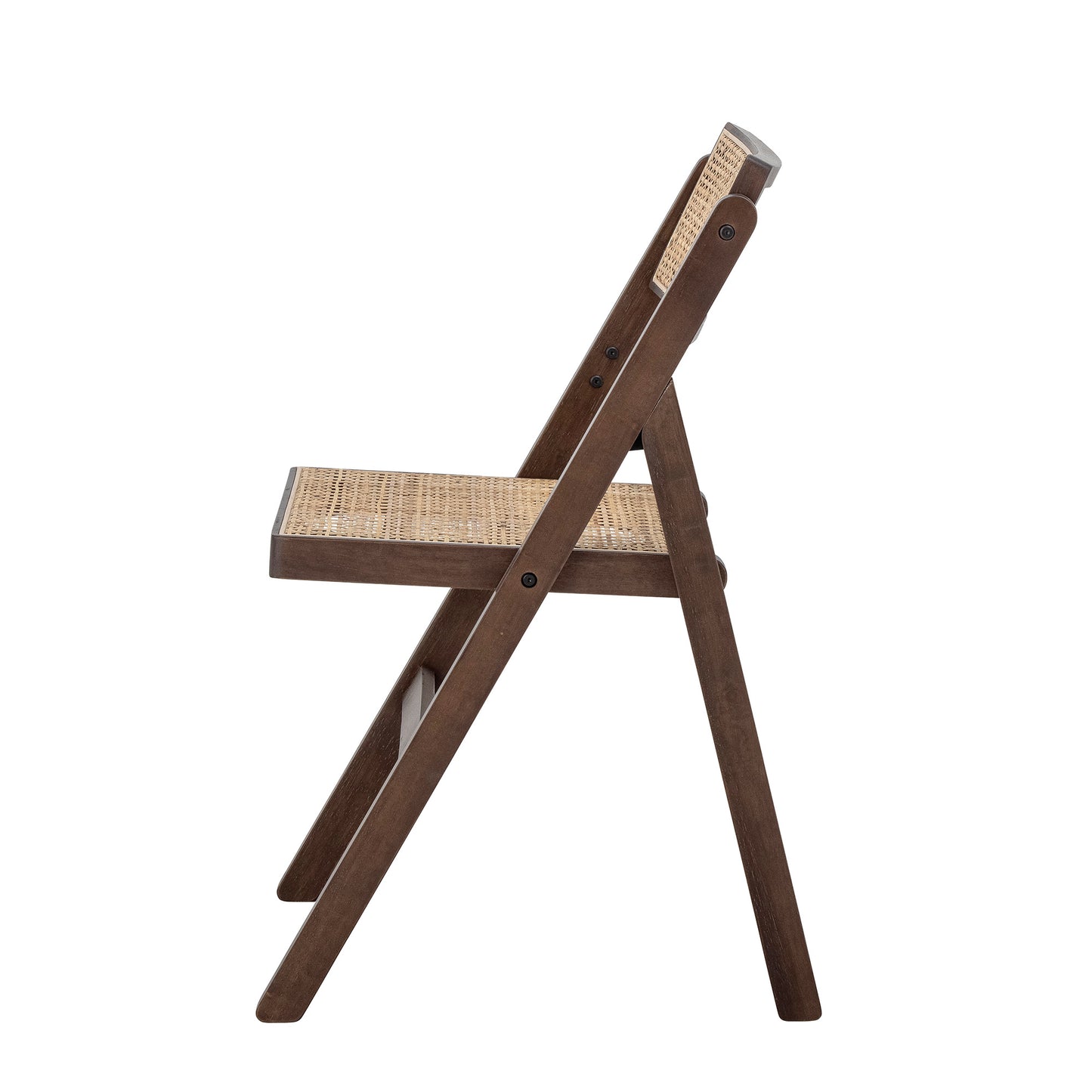 Loupe Dining Chair | Brown Rubberwood