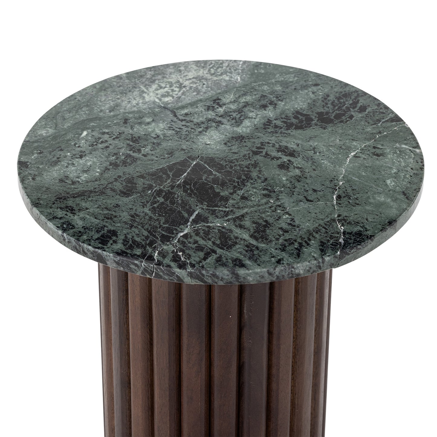 Tower Side Table | Green Marble