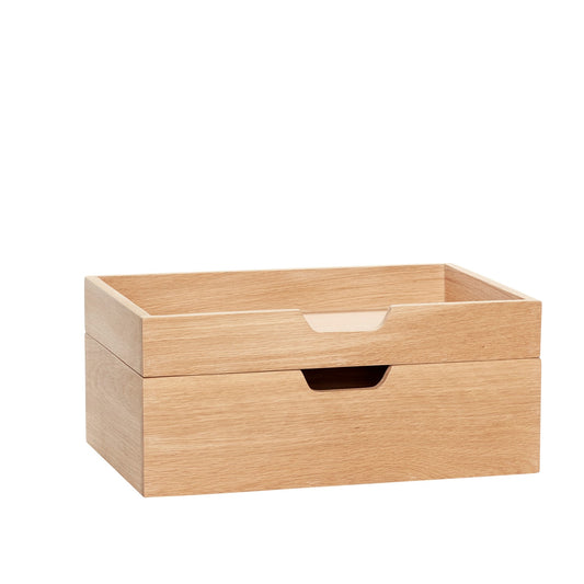 Note Storage Box Natural (set of 2)