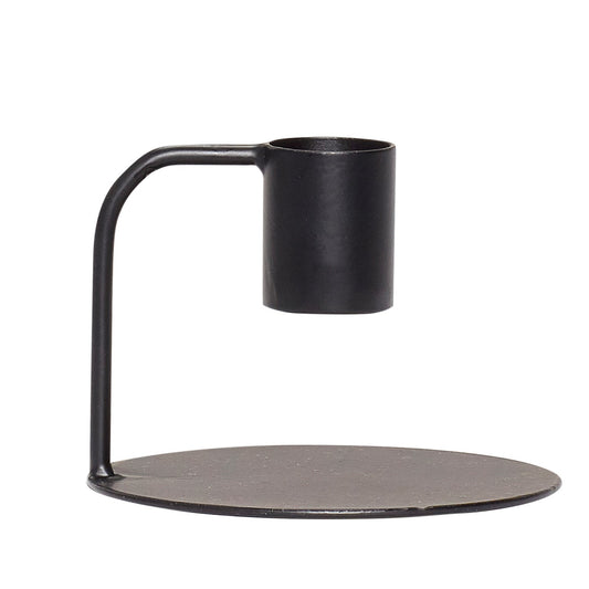 Curve Candlestick Black