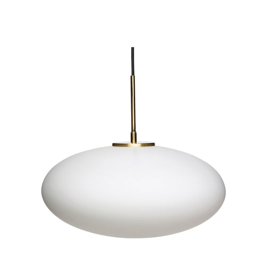 Muse Pendant Ellipse White