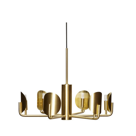 Pomp Chandelier Brass