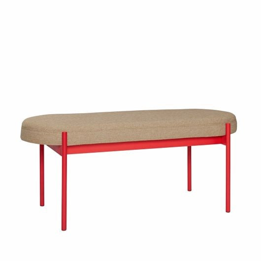 Klint Bench Red/Beige